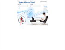 Tablet Screenshot of campusonline.ucavila.es